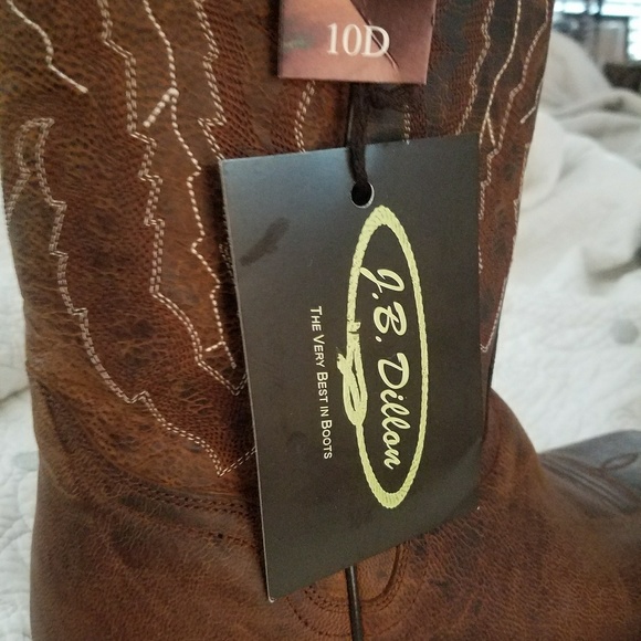 J. B. Dillon -Men's Boots-New- square toe size 10D - Picture 7 of 7